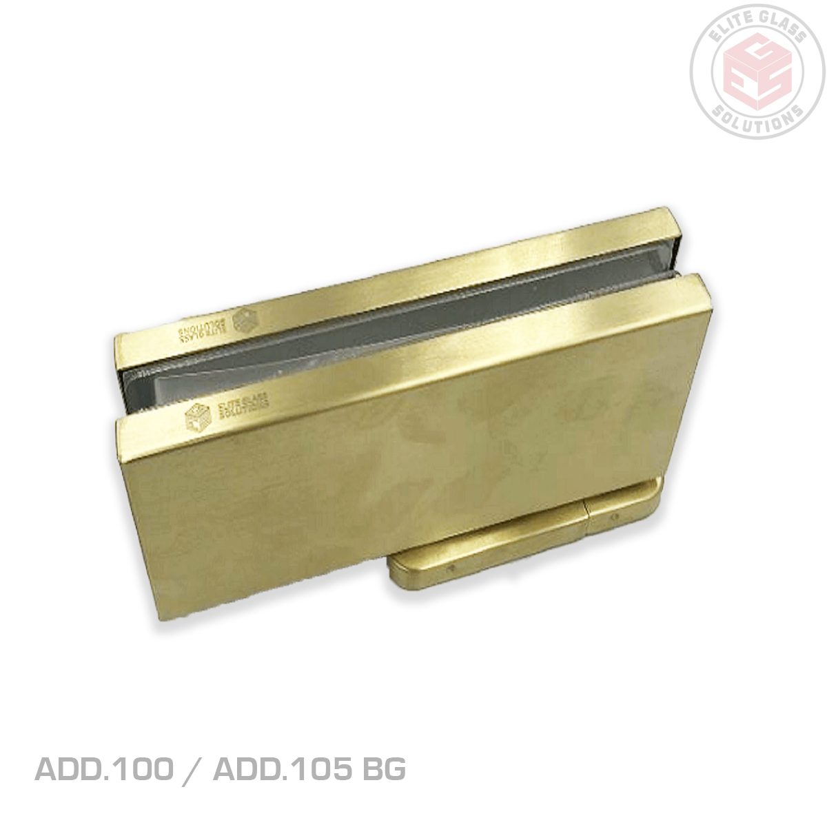 Image of Addison Hydraulic Patch Closer - 90 Degree Hold Open - Brushed Gold